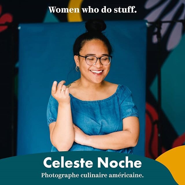 Celeste Noche est une photographe américaine d’origine philippine spécialisée dans la nourriture. Après avoir constaté à quel point les photographes et les éditeur.trice.s pouvaient faire preuve de racisme dans leurs représentations de plats non occidentaux (sets design à base de tissus “ethniques” ou de nattes en bambou par exemple, comme elle l'explique dans l’épisode 14 du podcast Racist Sandwich), elle décide de s’attacher à représenter plus justement ces cuisines, notamment en s’attardant sur la représentation du processus de fabrication des spécialités. On peut le voir dans une série de photos sur son site où elle photographie sa mère en train de préparer un palitaw, un dessert philippin. 
Elle est aussi la fondatrice du collectif @portlandincolor, qui met en avant les artistes racisé.e.s au sein de cette ville où iels sont particulièrement invisibilisé.e.s. Portrait écrit par @britneyfierce, tiré de notre dernière newsletter spéciale cuisine. (Crédit photo : @christinedong)
#wwds #womenwhodostuff #CelesteNoche #cuisine #food