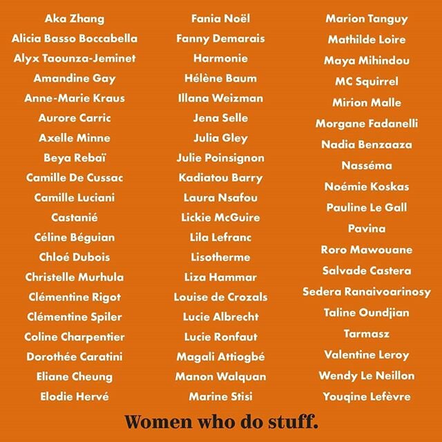 Un grand merci à toutes les contributrices qui nous ont fait confiance, nous sommes très heureuses de vous compter parmi nous pour ce nouveau magazine ! Merci à vous pour vos mots, photographies et illustrations @rhesusnega, @orpheanegra, @barbusseburo, @axellemnn, @beya_rebai, @camille_de_cussac, @cmurhula, @clementinespiler, @taspensea, @dorotheecaratini, @mingou_mango, @fania_noel, @fnnydmrs, @__hanemone__, @helene.baum, @illanaweizman, @jenas_elle, @kadiatoukadiatoukadiatou, @mrsrootsbooks, @lickiemcguire, @lila.lefranc, @lisotherme, @collectif_ntarajel, @louise_de_crozals, @luciealbrecht, @lucieronfaut, @attiogbemagali, @walquitea, @ohunmarin, @hansy_renard, @mayamihindou, @mcsqurrl, @mirionmalle, @morgane_fadanelli, @tweewitch @paulinelewis, @elpavina, @roro_mawouane, @talineoudjian, @tarmasz, @wendyleneillon, @youqinelfvr. (Il manque certaines d'entre vous, faites-nous signe !!) Et merci à toustes pour cet accueil incroyable ! Nous avons atteint 50% de notre objectif de 600 précommandes ! 
#wwds #womenwhodostuff #wwdsmagazine2 #famille